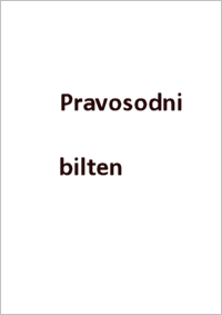 Pravosodni bilten